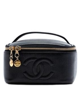 Chanel Cc Caviar Vanity Case Pre-Loved #323876C11B